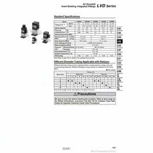 Válvula de líquido químico de alta pureza SMC Pneumatics, para aplicaciones de control - Product Image 1