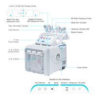 Appareil professionnel de beauté portable pour le visage, 6 en 1, équipement de peeling au diamant, hydradermabrasion, machine d'hydrodermabrasion