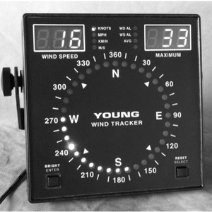 Young Wind Tracker Display 06201 Instrument météorologique de surveillance de la vitesse et de la direction du vent - Product Image 2
