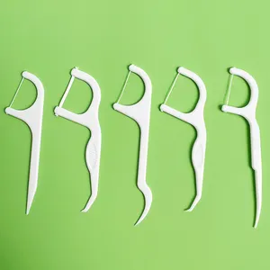 Private Label Bulk Zahnstocher Einweg 50 Stück Oral Flosser Zahnseide Pick