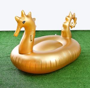 Juguete Inflable <span class=keywords><strong>para</strong></span> Montar en el Agua, Caballito de Mar Dorado, <span class=keywords><strong>Flotador</strong></span> Inflable <span class=keywords><strong>para</strong></span> <span class=keywords><strong>Playa</strong></span> y Piscina <span class=keywords><strong>para</strong></span> Adultos, Fiesta Acuática - Product Image 6