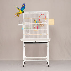 Fabrika toptan kuş kafesi Gaiola De passlarge Coleiro kuş evi için büyük passlarge De Vidro el yapımı Metal kuş kafesleri - Product Image 3