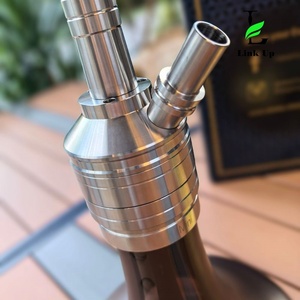 Kit Chicha Mini Steamula en Acier Inoxydable et Verre Cristal, Vente Directe Usine, pour Restaurants, Cafés, Fêtes, Salons de Chicha et Fumeurs - Product Image 3