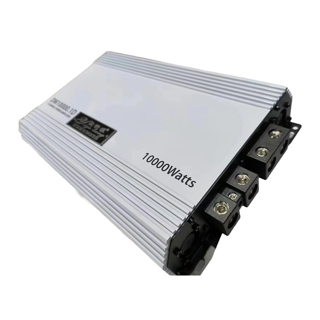 Professional 10000W 1 Ohm Stable 4-Channel Car Audio Monoblock Amplifier Crossovers for Heavy Duty Bass System Durable Class AB