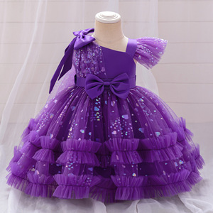 Vestido <span class=keywords><strong>de</strong></span> fiesta <span class=keywords><strong>de</strong></span> tul con lazo y lentejuelas en forma <span class=keywords><strong>de</strong></span> corazón <span class=keywords><strong>para</strong></span> niña pequeña, vestido formal <span class=keywords><strong>de</strong></span> cumpleaños o boda, venta al por mayor <span class=keywords><strong>de</strong></span> vestidos <span class=keywords><strong>para</strong></span> <span class=keywords><strong>niñas</strong></span> <span class=keywords><strong>de</strong></span> las flores - Product Image 6