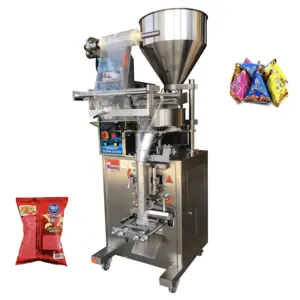 Food nitrogen filling type sugar granule spice packing machine 1 gm to 100gm on sell