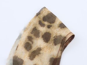 ZADE2025 femmes nouvelle mode décontracté Simple tempérament soie maille asymétrique haut avec couches décoratives impression gilets et gilets - Product Image 3