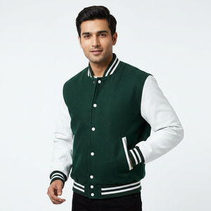 New Winter Wool Varsity Jacket for <b>Men</b> Custom Letterman Jacket OEM Design Service Available Wool Varsity Jackets for <b>Men</b> Wear - Product Image 1
