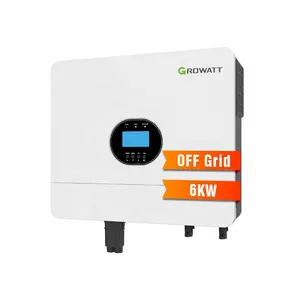 Growatt 6000es Plus 6kw Zuivere Sinus Wave 2Mppt Ce Certificaat Omvormer