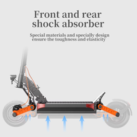 Trottinette électrique tout-terrain 48V à double motorisation de 10 pouces, trottinette électrique pliable haute puissance longue portée pour adultes, mobilité numérique intelligente
