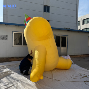 <span class=keywords><strong>Ballon</strong></span> de mascotte de personnage d'étoile de dessin animé gonflable d'activité de fête pour le centre commercial carré annonçant la décoration - Product Image 5