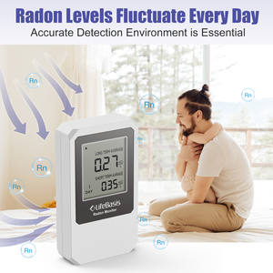 Detector de <span class=keywords><strong>gas</strong></span> radón para el hogar 2025, ligero, fácil de usar, recargable, portátil, Digital, <span class=keywords><strong>medidor</strong></span> de radón, EE. UU., Alemania, Japón - Product Image 4