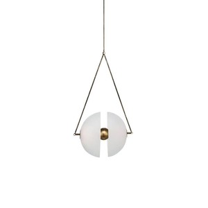 Hfshanks Modern Pendant <b>Light</b> Glass Shade Led Adjustable Height For Living Room Bedroom Coffee Shop Home Decor - Product Image 5