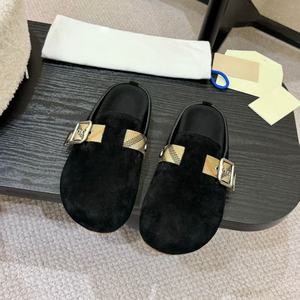 Chaussures plates antidérapantes noires personnalisées, style coréen, légères, chaudes et moelleuses, pour l'hiver, livraison directe, de luxe, de créateur - Product Image 2