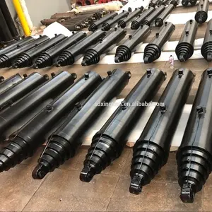 Telescopic Hydraulic Cylinder For Dump Truck China Factory Supply Long Stroke Multi Stages Lift Kits Telescopic Cylinder