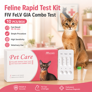 ชุดตรวจแมว 4-in-1 ลดราคาสุดพิเศษเดือนกันยายน ตรวจหาโรค <span class=keywords><strong>FIV</strong></span>/FELV/FCOV/HW โรคภูมิคุ้มกันบกพร่องในแมว โรคลิวคีมา โรคไวรัสโคโรนาไวรัส และโรคหนอนหัวใจ - Product Image 3
