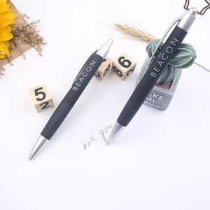 Wholesale <b>Cheap</b> Items Advertising Rubber Promotion Pen With Plastic Promotional Personalized Promo Ballpoint Custom Logo <b>Gifts</b> - Product Image 6