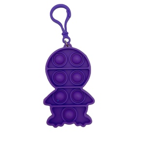 พวงกุญแจตุ๊กตาหิมะ,ของเล่นเพื่อการศึกษาสำหรับเด็กประกอบด้วยห่วงโซ่ซิลิโคน - Product Image 4