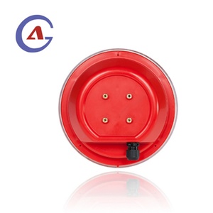 Road Safety Blinking Led signal Solar Powered Traffic Light Yellow Solar Flash Warning Light - Product Image 3