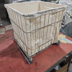Cabinet Pull Out Laundry Iron <b>Basket</b> with Handles <b>Foldable</b> Narrow Dirty Clothes Storager Bathroom & Washing Room - Product Image 2