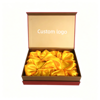Boîte cadeau magnétique de luxe avec doublure en satin, logo personnalisé imprimé, emballage rigide pour produits cosmétiques, médicaux et pharmaceutiques