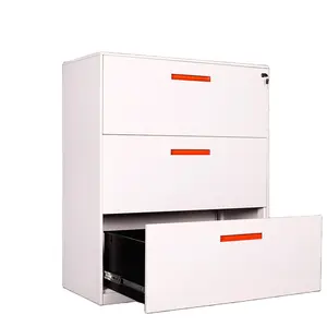 Su misura Mobili Per Ufficio A4/F4 Cartella 3 File Cabinet Cassetto Laterale In Metallo A Buon Mercato