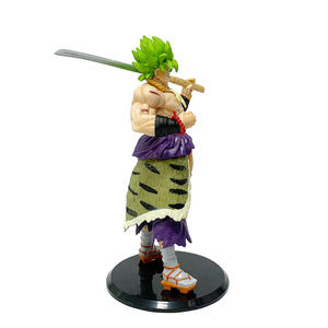 Figurine <span class=keywords><strong>Manga</strong></span> HESPER 20CM, Statue Dragon <span class=keywords><strong>Samurai</strong></span> Goku Broli avec Épée Katana, Figura Modèle de Dessin Animé en PVC, Jouets <span class=keywords><strong>Anime</strong></span>, Cadeau - Product Image 4