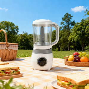 เครื่องเตรียมอาหารเด็กอเนกประสงค์ <span class=keywords><strong>6</strong></span>-in-1, เครื่องนึ่งและบดสแตนเลสพร้อมฐานกันลื่นสำหรับอาหารเด็กวัยหัดเดิน - Product Image 1