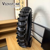 Neumático de Motocicleta Personalizado de Fábrica 110/90-19 GMY184 de 8 Capas, Neumático con Diseño de Tacos de Alta Estabilidad para Senderos Fangosos, Selva, Safari