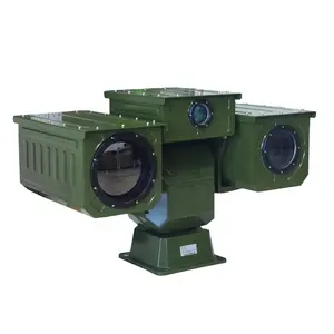 Vision nocturne longue portée IP66 25KM imagerie thermique 1200mm + zoom optique 83X + caméra laser PTZ 5000m