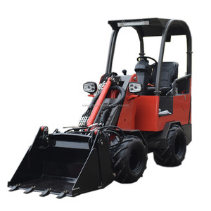 Mini tracteur articulé 0.6T bon marché avec petite chargeuse-pelleteuse frontale pompe hydraulique de chargeuse sur pneus moteur Perkins - Product Image 2