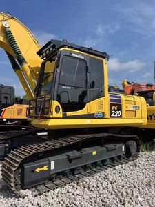 Excavadora de cadenas usada de importación japonesa KOMATSU PC220-7 para trabajos de movimiento de tierras, excavadoras usadas Komatsu PC220 PC220-8 PC220-11 - Product Image 5