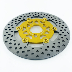 Frein à disque en acier inoxydable de 220mm pour disques de Rotor d'étrier de roue avant et arrière de moto pour Streetbike Dirtbike Pitbike ATV Bike - Product Image 6