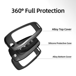 อุปกรณ์เสริมกุญแจรถยนต์ ซองหนังใส่กุญแจรถ พร้อมพวงกุญแจ สำหรับ Chevrolet - Product Image 2