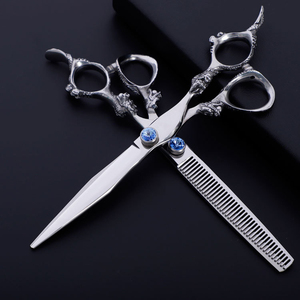 ชุดกรรไกรตัดผมมืออาชีพญี่ปุ่น 440C สแตนเลส สำหรับตัดและซอยผม - Product Image 3