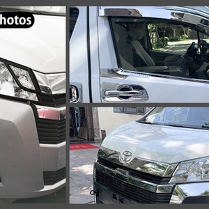 ชุดแต่งรถยนต์ ABS โครเมียมคุณภาพสูง ครบชุด พร้อมฝาครอบไฟหน้าและฝาถังน้ำมัน ติดตั้งง่าย สำหรับรถยนต์โตโยต้า ไฮเอซ ปี 2015- - Product Image 5