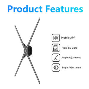 Top Bán 70Cm 3D Holographic Hiển Thị Cửa Hàng Cửa Hàng Thanh Độ Phân Giải Cao Đèn 3D Ba Chiều Thiết Bị Fan Khác Thiết Bị Quảng Cáo - Product Image 4