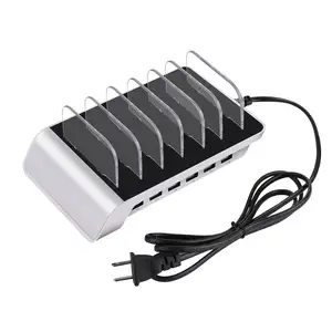 יציאת 6 מטען USB תחנת טעינה סיטונאי משפחת משרד Dock מטען תחנת עגינה עבור טלפון רב