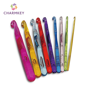 <span class=keywords><strong>Agujas</strong></span> de Ganchillo de Plástico Transparente, <span class=keywords><strong>Agujas</strong></span> de Tejer Coloridas, Portátiles y Duraderas <span class=keywords><strong>para</strong></span> Principiantes, Proyectos Diarios de Ganchillo - Product Image 3