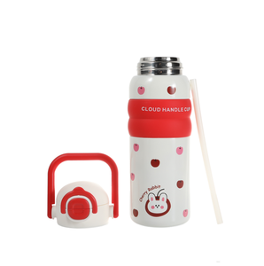 Tái Sử Dụng Dễ Thương <span class=keywords><strong>Flask</strong></span> 316 Thép Không Gỉ Cách Điện 24 Giờ + Trẻ Em Chai Bpa Miễn Phí Có Thể Giặt Bột Đun Sôi An Toàn Tùy Chỉnh Dịch Vụ Cho - Product Image 3