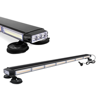 Barra de Luces Estroboscópicas de Emergencia para Techo de 43 Pulgadas, Doble Cara, Intermitente, Advertencia de Seguridad, Barra de Luces de Tráfico, Luz de Advertencia de Peligro, Luz para Quitanieves