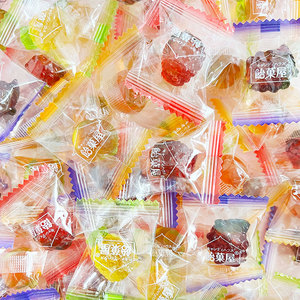 Venta al por mayor con sabor a fruta dulce fresa piña uva manzana mermelada en forma de caramelo de gelatina de goma de pelar caja de embalaje - Product Image 6