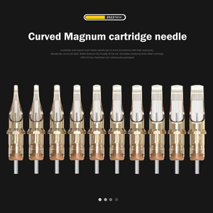 Venta al por mayor personalizada Ambition Premium 20 piezas 0,25mm 0,3mm 0,35mm seguridad esterilizada RL RS M1 <span class=keywords><strong>RM</strong></span> <span class=keywords><strong>agujas</strong></span> <span class=keywords><strong>de</strong></span> cartuchos <span class=keywords><strong>de</strong></span> tatuaje desechables - Product Image 3