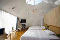 Dôme géodésique transparent en PVC de 3,6 m pour maison de vacances, tente igloo, glamping
