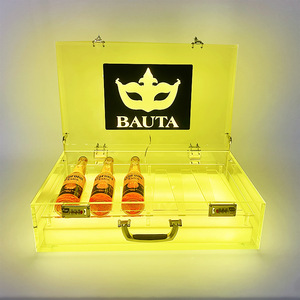 กล่องไวน์ทรงสี่เหลี่ยมผืนผ้าแบบมีไฟ LED ยี่ห้อ Oscar สำหรับงานปาร์ตี้ พร้อมโลโก้ที่ปรับแต่งได้ - Product Image 2