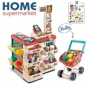 Juguete de Caja Registradora de Supermercado para Juego de Imitación Educativo para Niños en Edad Preescolar, Novedad 2024 - Product Image 4