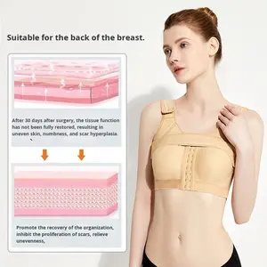 Post-Breast Augmentation Prosthesis Fixing Underwear Wireless <strong>Bra</strong> Shapewear Breast <strong>Binder</strong> Shaping Side Breast Support <strong>Bra</strong> Thin - Product Image 3