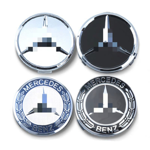 Cache-moyeu <span class=keywords><strong>de</strong></span> <span class=keywords><strong>roue</strong></span> ABS 75 mm pour <span class=keywords><strong>Mercedes</strong></span> Benz - Product Image 1