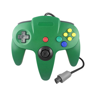 Có Dây Cổ Điển Trò Chơi Phím Điều Khiển Điều Khiển N64 Cho <span class=keywords><strong>Nintendo</strong></span> <span class=keywords><strong>64</strong></span> Gamepad Joypad Phụ Kiện - Product Image 1