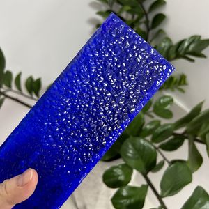 1 Pieza de Cristal de Cuarzo Hidrotermal en Bruto, Cristales Azules Oscuros Sin Cortar, Gema Sintética en Bruto para Corte de Gemas - Product Image 5